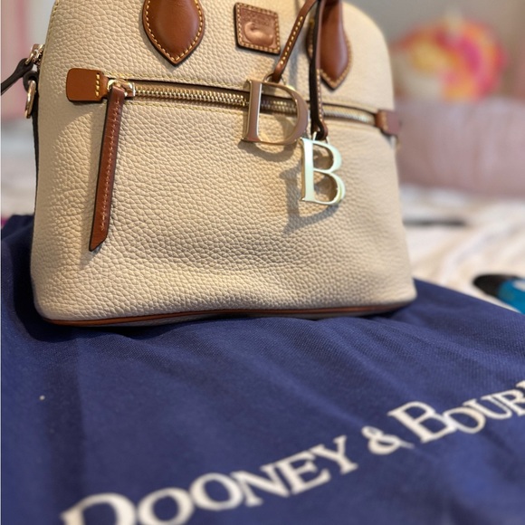 Dooney & Bourke Tan and Cream Satchel - Picture 2 of 7